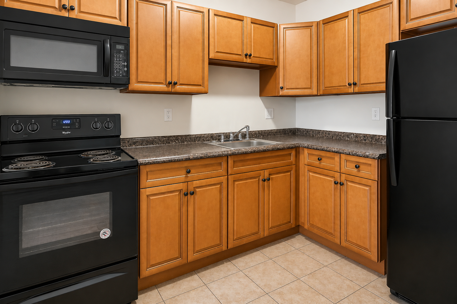 Kitchen interior at The McAllister